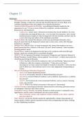 CLEMSON, RICHARD PAK, PSYC 2010, EXAM 6 NOTES