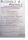 ALCOHOLS AND PHENOLS NOTES