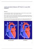 Atrial septal defect Pediatrics 307-Week3-A+ Latest 2024  Pediatrics