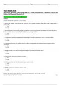 TEST BANK FOR Spreadsheet Modeling And Decision Analysis A Practical Introduction To Business Analytics 9th Edition Cliff Ragsdale | All Chapters (1-15 )|| Latest & Updated Verison 2024