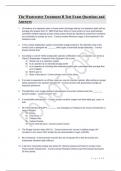 The Wastewater Treatment B Test Exam Questions and Answers.