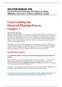 Solution Manual for Personal Financial Planning 15th Edition by Randy Billingsley, Lawrence J. Gitman, Michael D. Joehnk