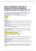 Neuro - Test Banks - Brunner & Suddarth's Textbook of Medical-Surgical Nursing 14e Chapter 65 - 70