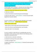 ATI Comprehensive Test Exam With 180Questions &  Answers||Latest Update 2024/2025 100% Correct  Answers RATED A+ A home health nurse is caring for a child who has lyme disease. 