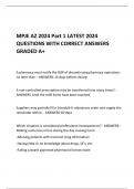 MPJE AZ 2024 Part 1 LATEST 2024 QUESTIONS WITH CORRECT ANSWERS GRADED A+