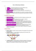 Intro to Elementary Statistics 