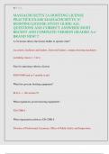 MASSACHUSETTS 2A HOISTING LICENSE PRACTICE EXAM/ MASSACHUSETTS 1C  HOISTING LICENSE STUDY GUIDE ALL  QUESTIONS AND CORRECT ANSWERS/ MOST  RECENT AND COMPLETE VERSION GRADED A+/  BRAND NEW!!!