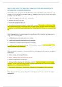 HESI RN MED-SURG TEST BANK REAL EXAM QUESTIONS AND ANSWERS WITH EXPLANATIONS //ALREADY GRADED A+  A female client with a nasogastric tube attached to low suction states that she is nauseated. The nurse assesses that there has been no drainage through the 