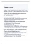 COM-312 test 2 with complete solutions