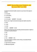 ABRET Normal/Abnormal Pediatric and Neonatal EEG Test 2024