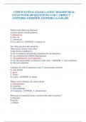 CIDESCO FINAL EXAM LATEST 2024/2025 REAL EXAM WITH 200 QUESTIONS AND C ORRECT ANSWERS (VERIFIED ANSWERS) |A+GRADE