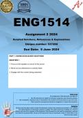 ENG1514 Assignment 2 (COMPLETE ANSWERS) 2024 (537280) - DUE 5 June 2024