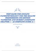 Test Bank - Gould's Pathophysiology for the Health Professions, 7th Edition (VanMeter 2023) Chapter 1-28 | All Chapters