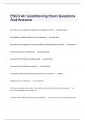  ESCO Air Conditioning Exam Questions And Answers   Heat which causes a change in temperature of a substance is called -     ans-Sensible heat