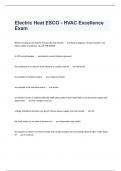 Electric Heat ESCO - HVAC Excellence Exam   Before working on an electric furnace the tech should -     ans-Review diagram, remove jewelry, and follow safety procedures. ALL OF THE ABOVE.