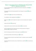 Mosby’s Comprehensive Review Of Radiography-CHALLENGE TEST #2 | Questions And Answers