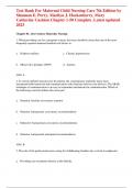 Test Bank for Maternal Child Nursing Care 7th Edition by Shannon E. Perry, Marilyn J. Hockenberry, 9780323776714 Chapter 1-50 Complete Questions and Answers