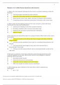 NURS1212 Modules 3 & 4 1460C-LASTEST REVIEWED QUESTIONS AND ANSWERS 2023-24     1.	What is the most relevant technique for the nurse to use when assessing a client for dyspnea? A.	Checking oxygen saturation by pulse oximetry B.	Asking the client about whe