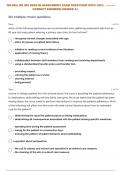 NR-306:| NR 306 HEALTH ASSESSMENT EXAM 2 QUESTIONS WITH 100% CORRECT ANSWERS| GRADED A+