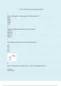 Chem 210 PSU exam 1 graded A update.