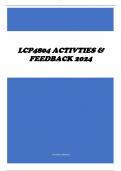 LCP4804 Activties Feedback