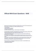 NAB Exam bundle Questions & Answers