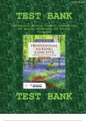 Test Bank for Professional Nursing Concepts Competencies for Quality Leadership 5th Edition by Anita Finkelman 9781284230888 Chapter 1-14 Complete Guide||Latest 2024