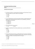 Exam (elaborations) UPNS-218 (UPNS-218) Assessing Cranial Nerves Exam.