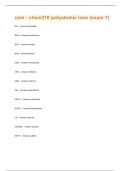 csm - chem210 polyatomic ions (exam 1) Questions Perfectly Answered