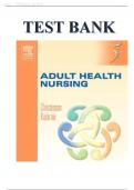 Test Bank for Adult Health Nursing 5th Edition by Barbara Christensen, Elaine Kockrow ISBM;  9780323042369 Chapter 1-17 Complete Guide||Latest Update 2024