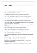 FFA Trivia Questions and Answers Graded A