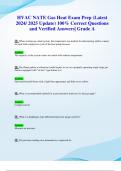 HVAC Gas Heat Exams (Latest 2024/ 2025 Updates BUNDLE PACKAGE WITH COMPLETE SOLUTIONS) 100% Correct Questions and Verified Answers  | Grade A