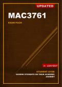 MAC3761, TAX3761 & AUE3761 Package (Exam Pack) 2024 - 3 in 1 