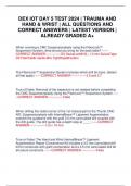 DEX IOT ALL TESTS DAY 1, 2, 3, 4, AND 5 | ALL QUESTIONS AND ANSWERS | TRAUMA AND HAND & WRIST | MIDFOOT & FOREFOOT | ALL IN ONE | STUDY THIS ONE!