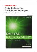 Test Bank - Dental Radiography: Principles and Techniques 5th Edition by Joen Iannucci & Laura Jansen Howerton 