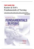 Test Bank For Kozier & Erb's Fundamentals of Nursing 10th Edition By Audrey J. Berman