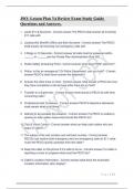 JSO- Lesson Plan 3A Review Exam Study Guide Questions and Answers.