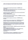 APEA 3P EXAM 2019 WITH BEST SOLUTIONS        R-small-  cryotherapy  large- number 5-FU (5-flouracil aka efudex). 5-FU medication Causes  skin to ooze, crust, scab and be red   **5-flouracil/ efudex-wear sunscreen!!**    squamous cell cancer - ANSWER-chron