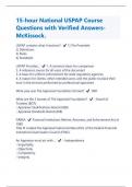 15-hour National USPAP Course Questions with Verified Answers- McKissock.