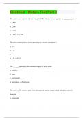 Electrical - Motors Test Part 2