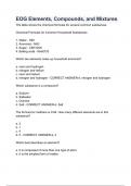 EOG Elements, Compounds, and Mixtures with complete solution