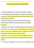 Ellis and associates Lifeguard test |97 Actual Questions and Answers (2024 / 2025) (Verified Answers)