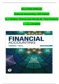 Solution Manual For Financial Accounting, 13th Edition by C William Thomas and Wendy M. Tietz, Verified Chapters 1 - 12, Complete Newest Version