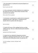 Care of the Patient with a Gastrointestinal Disorder Questions with 100% correct answers Graded A+