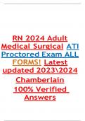 NEW GENERATION ATI ENGAGE ADULT MEDICAL SURGICAL NGN 2024 Adult Medical Surgical ATI Proctored Exam ALL FORMS! Latest updated  Chamberlain GRADED A+