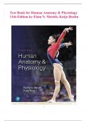 Test Bank for Human Anatomy & Physiology 11th Edition by Elaine N. Marieb and Katja Hoehn