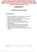 Solutions Manual With Test Bank for Accounting Principles 8th Canadian Edition (Volume 2) By Jerry Weygandt, Donald Kieso, Paul Kimmel, Barbara Trenholm, Valerie Warren, Lori Novak (All Chapters, 100% Original Verified, A+ Grade) (Chapter 11-18)