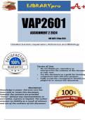 VAP2601 Assignment 2 2024 - DUE 8 May 2024