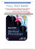 FULL TEST BANK For Guyton and Hall Textbook of Medical Physiology 14th Edition by John E. Hall PhD (Author) Graded A+ Latest Update