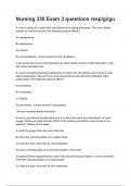 Nursing 330 Exam 3 questions resp_gi_gu